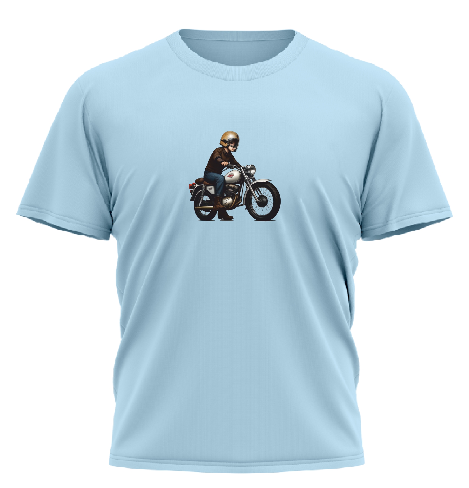 Dětské tričko s potiskem holčičky na moto